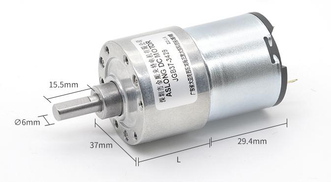 JGB37-3429 12V/24V Koolborstel DC Motor 12V Intelligente Robot Koolborstel DC Motor 24v tandwielmotor 0