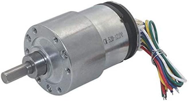 JGB37-520B High Torque Low Speed 520 Brush  Permanent Magnet Electric Motor DC Brushed Gearbox 37mm Motor 16