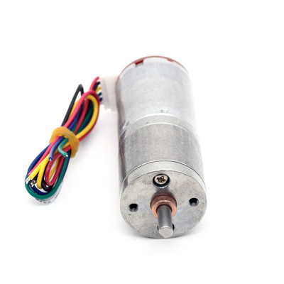 25mm van de de Motoren Hoge Torsie 6v 60RPM van het Codeur de Kleine gelijkstroom Toestel Permanente Magneet