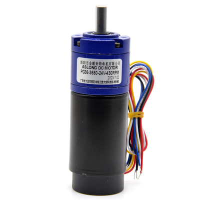 24V borstelloze gelijkstroommotor PG36-3650 Hoge koppel gelijkstroomborstelloze planetaire versnellingsmotor
