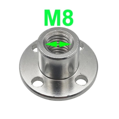 M8 de Noot Binnendiameter 8MM van de Flenskoppeling voor de Ingepaste Schacht van de Motor