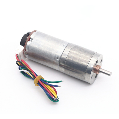 25mm van de de Motoren Hoge Torsie 6v 60RPM van het Codeur de Kleine gelijkstroom Toestel Permanente Magneet