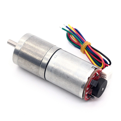 25mm van de de Motoren Hoge Torsie 6v 60RPM van het Codeur de Kleine gelijkstroom Toestel Permanente Magneet