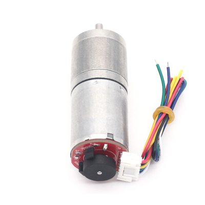 25mm van de de Motoren Hoge Torsie 6v 60RPM van het Codeur de Kleine gelijkstroom Toestel Permanente Magneet