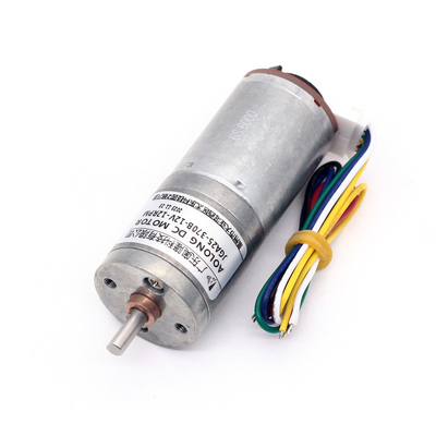 JGA25-370B Groot koppel Kleine DC-versnellingsmotoren 1360 rpm Met tachometerencoder