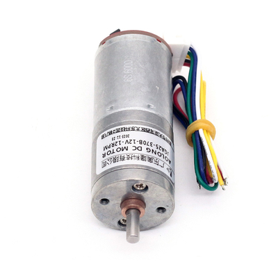 JGA25-370B Groot koppel Kleine DC-versnellingsmotoren 1360 rpm Met tachometerencoder