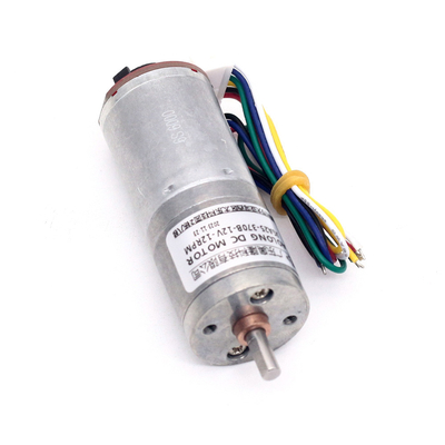 JGA25-370B Groot koppel Kleine DC-versnellingsmotoren 1360 rpm Met tachometerencoder