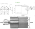 Hoge Torsie 37mm Geborstelde Elektrische gelijkstroom-Toestelmotor Laag T/min 7RPM voor Robot